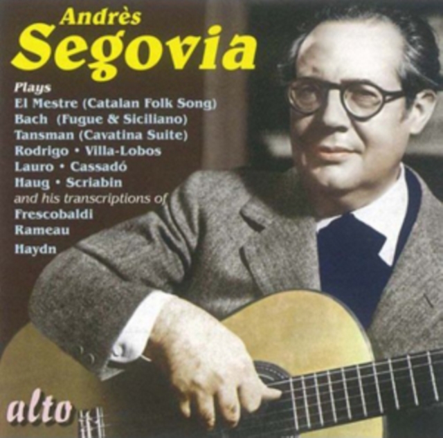 Andres Segovia Plays El Mestre (Catalan Folk Song)/..., CD / Album Cd