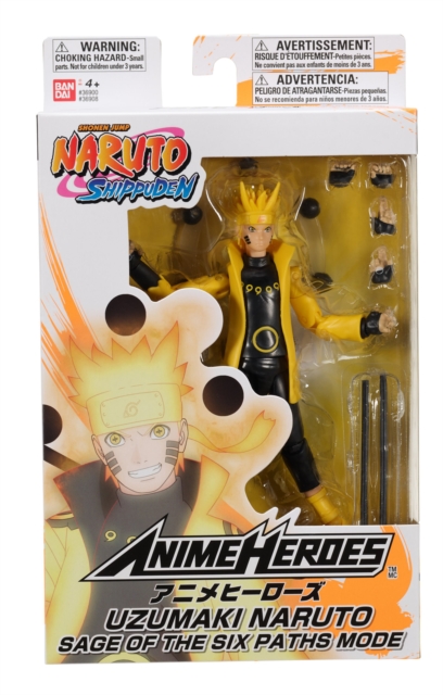 Anime Heroes Naruto - Uzumaki Naruto, Paperback Book