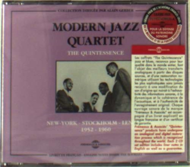 The Quintessence: New York - Stockholm - Lennox, 1952-1960, CD / Album Cd