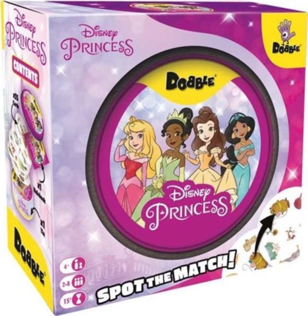 Dobble Disney Princess Game, Paperback Book