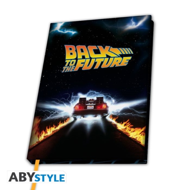 Back To The Future Delorean A5 Notebook, Paperback Book