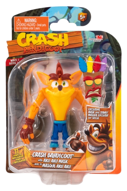 Crash Bandicoot With Mask, Paperback Book