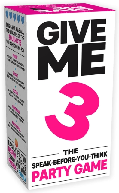 Give Me 3 Party Game, Paperback Book