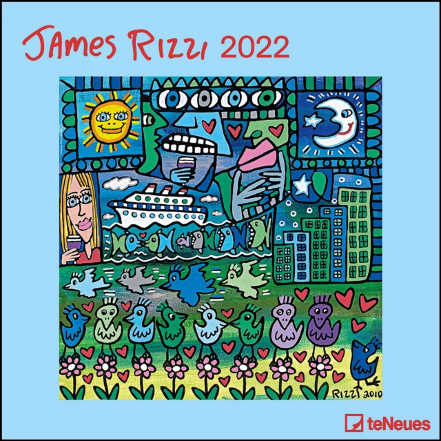 JAMES RIZZI GRID CALENDAR 2022,  Book
