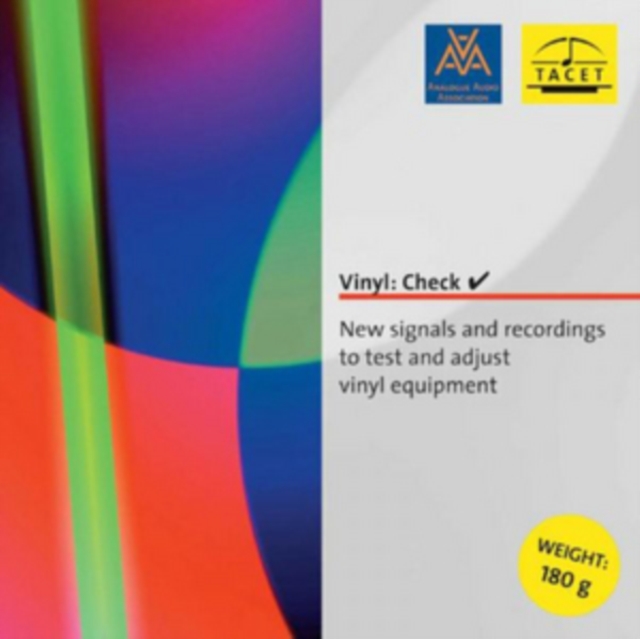 Vinyl: Check: New Signals and Recordings to Test and Adjust Vinyl Equipment, Vinyl / 12" Album Vinyl