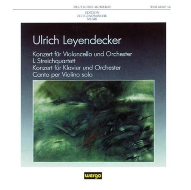 Konzert 1, Streichquartett Konzert, Canto (Faust), CD / Album Cd
