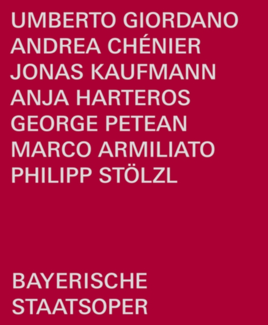 Andrea Chénier: Bavarian State Opera (Armiliato), Blu-ray BluRay