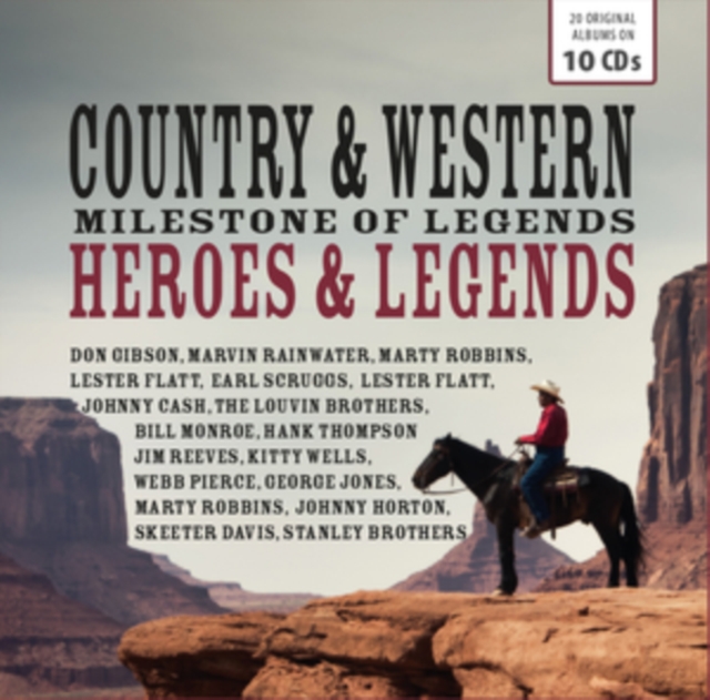 Country & Western Milestone of Legends: Heroes & Legends, CD / Box Set Cd