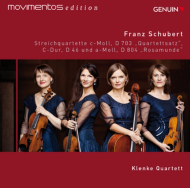 Franz Schubert: Streichquartette C-Moll, D703, 'Quartettsatz'/..., CD / Album Cd