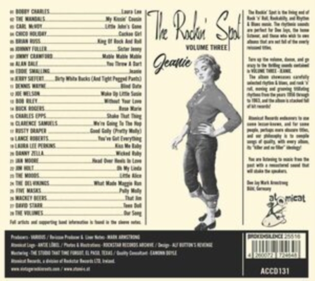 The Rockin' Spot: Jeanie, CD / Album Cd