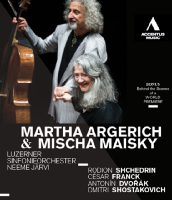 Martha Algerich/Mischa Maisky: Lucerne Symphony Orchestra (Jarvi), Blu-ray BluRay