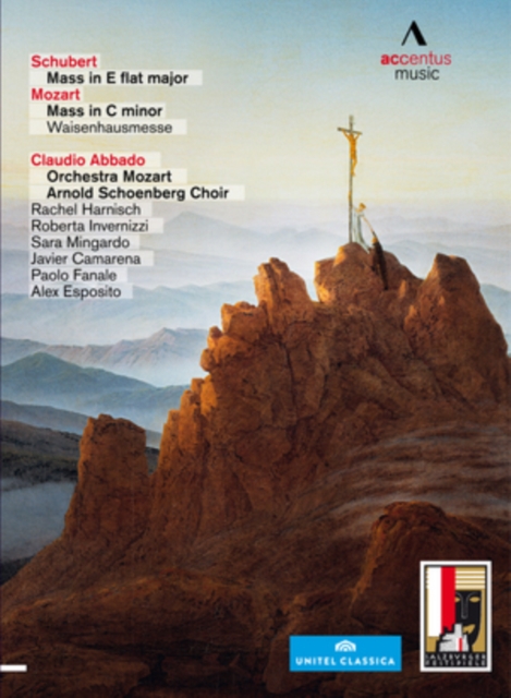 Mozart/Schubert: Mass in C Minor/Mass in E Flat Major (Abbado), DVD DVD