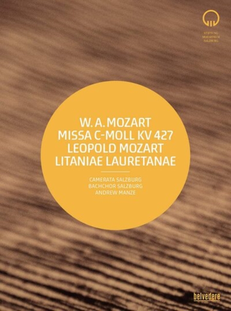 Missa C-moll KV 427: Camerata Salzburg (Manze), DVD DVD