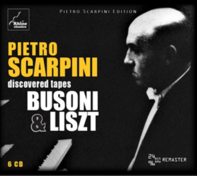 Pietro Scarpini: Discovered Tapes - Busoni & Liszt, CD / Box Set Cd