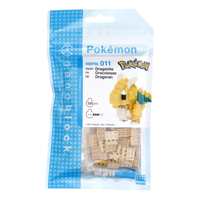 Nanoblock Pokemon Dragonite, Paperback Book