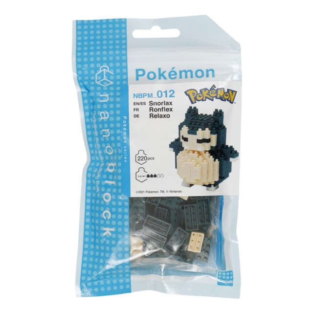 Nanoblock Pokemon Snorlax, Paperback Book