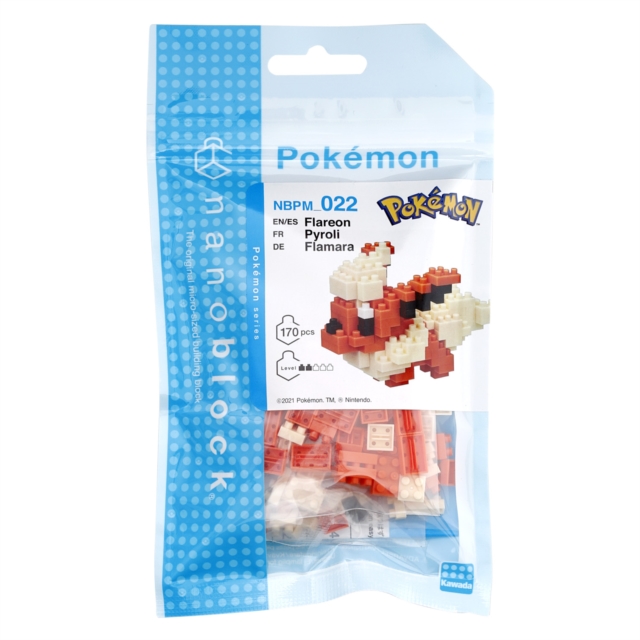 Nanoblock Pokemon Flareon, Paperback Book