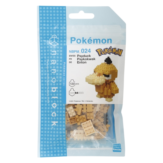 Nanoblock Pokemon Psyduck, Paperback Book