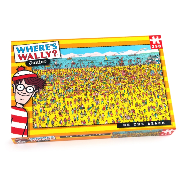 Where's Wally Beach 250pc Puzzle, Paperback Book
