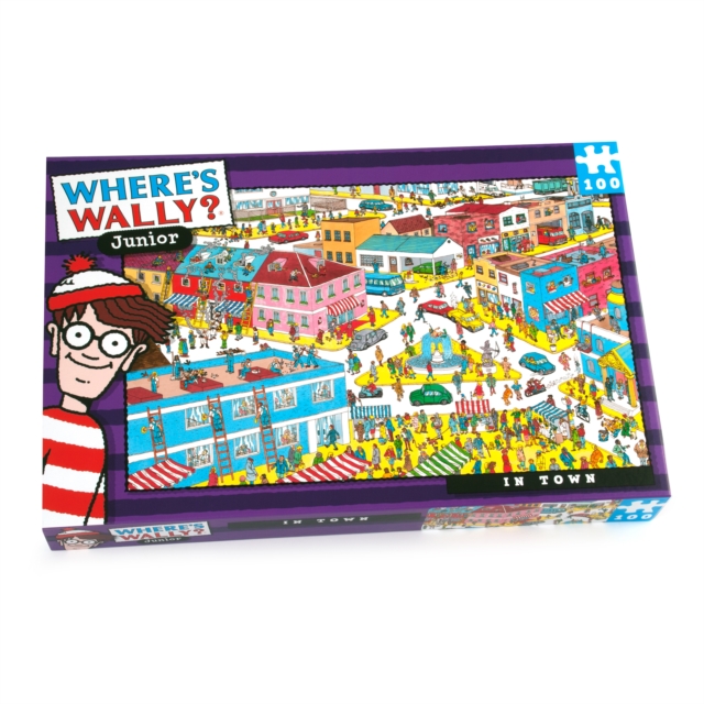 Where's Wally In Town 100pc Puzzle, Paperback Book
