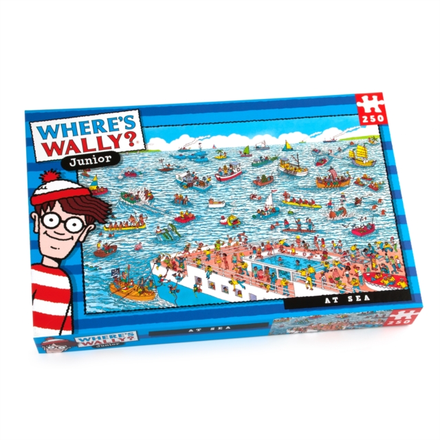 Where's Wally At Sea 250pc Puzzle, Paperback Book