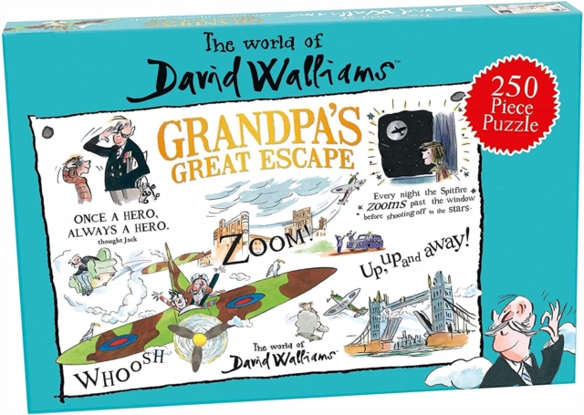 David Walliams 250pc Puzzle Grandpa's Great Escape, General merchandize Book