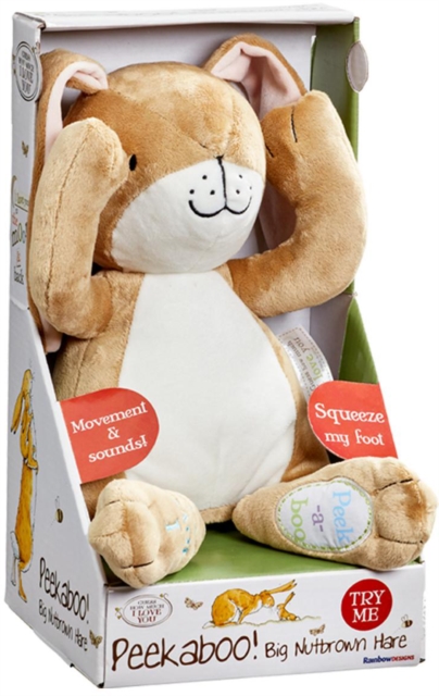 Guess How Much I Love You Peekaboo Hare Soft Toy,  Book