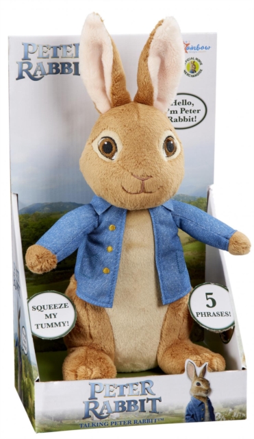 Peter Rabbit Talking Soft Toy,  Book
