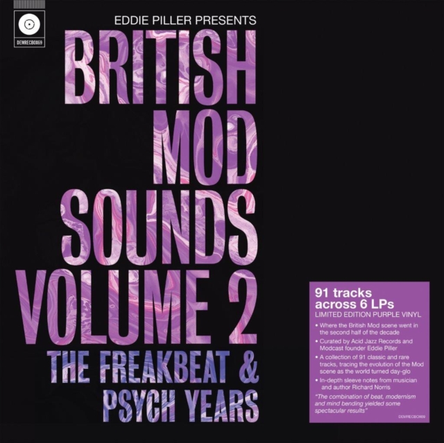 Eddie Piller Presents British Mod Sounds: The Freakbeat & Psych Years, Vinyl / 12" Album Coloured Vinyl Box Set Vinyl