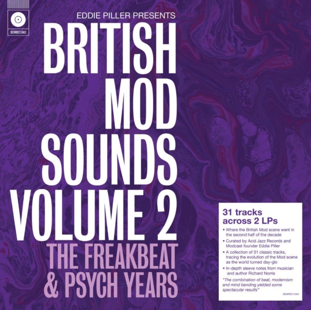 Eddie Piller Presents British Mod Sounds: The Freakbeat & Psych Years, Vinyl / 12" Album Vinyl