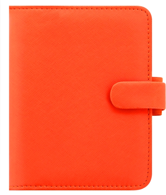 Filofax Pocket Saffiano bright orange organiser, Paperback Book