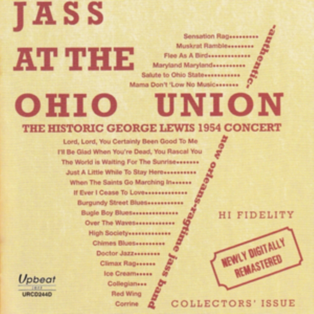 Jass at the Ohio Union, CD / Album Cd