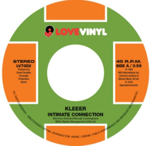 Intimate Connection/Tonight, Vinyl / 7" Single Vinyl
