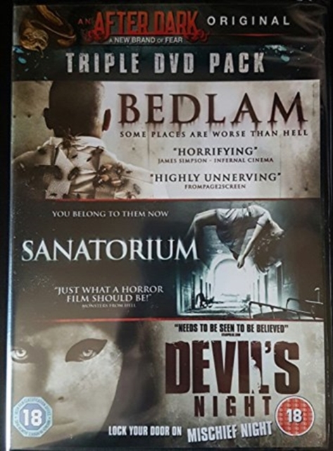 Sanatorium/Devils Night/Bedlam, DVD DVD