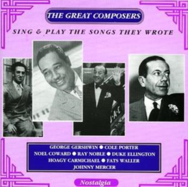 Great Composers Sing and Play Their Songs, CD / Album Cd
