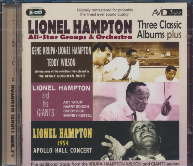 Three Classic Albums Plus: Lionel Hampton & His Giants/1954 Apollo Hall Concert/..., CD / Album Cd