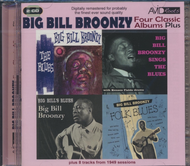 Four Classic Albums Plus: The Blues/Sings the Blues/Big Bill's Blues/Folk Blues, CD / Album Cd