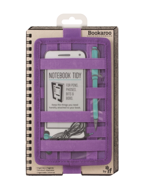 Bookaroo Notebook Tidy - Purple, General merchandize Book