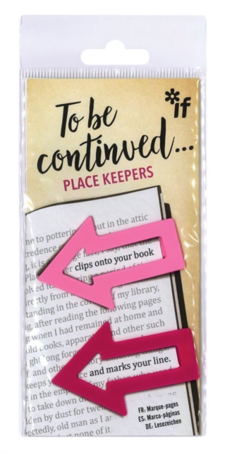 To Be Continued... Place Keepers - Pinks, General merchandize Book