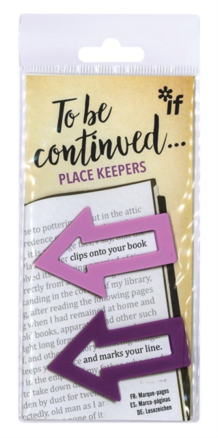 To Be Continued... Place Keepers - Purples, General merchandize Book