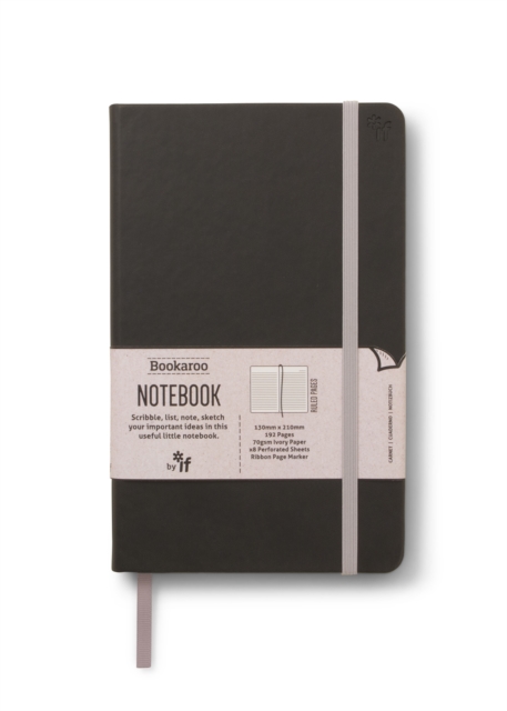 Bookaroo Notebook  - Black, Notebook / blank book Book