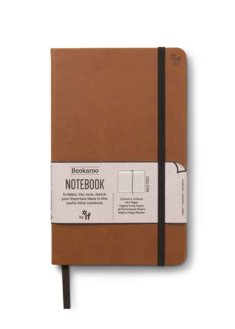 Bookaroo Notebook  - Brown, Notebook / blank book Book