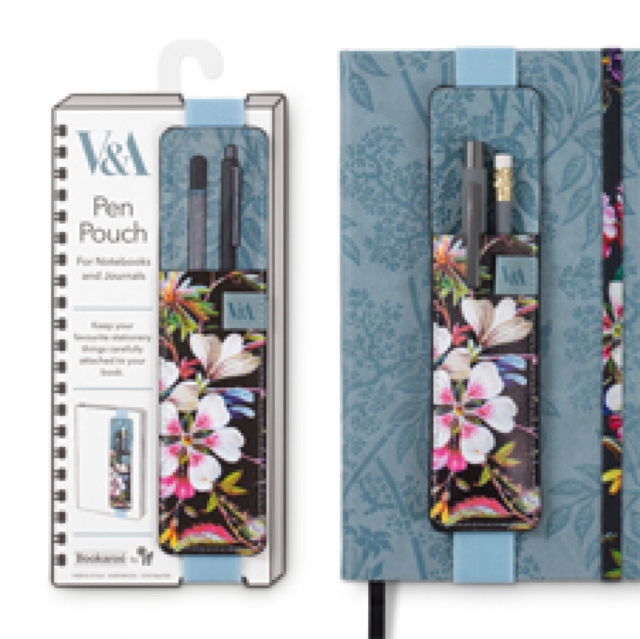 V & A Bookaroo Pen Pouch Kilburn Black Floral, General merchandize Book
