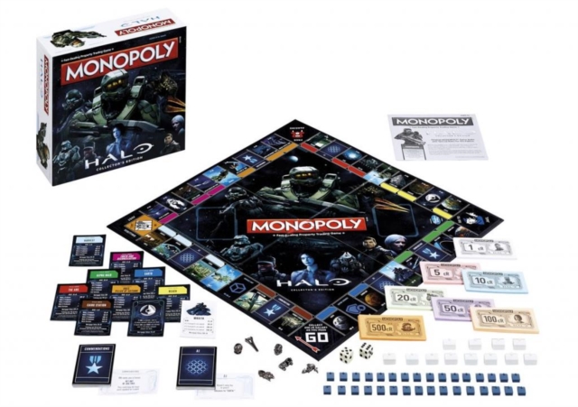 Halo Monopoly Board Game, Toy Book