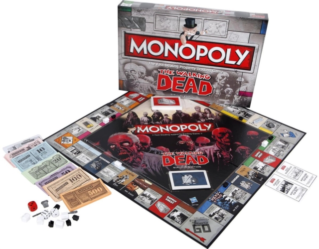 Walking Dead Monopoly Board Game, Toy Book