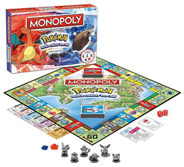 Pokemon Monopoly Board Game, Toy Book
