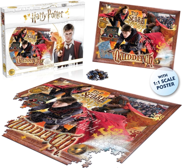 Harry Potter Quidditch 1000 Piece Puzzle, Paperback Book