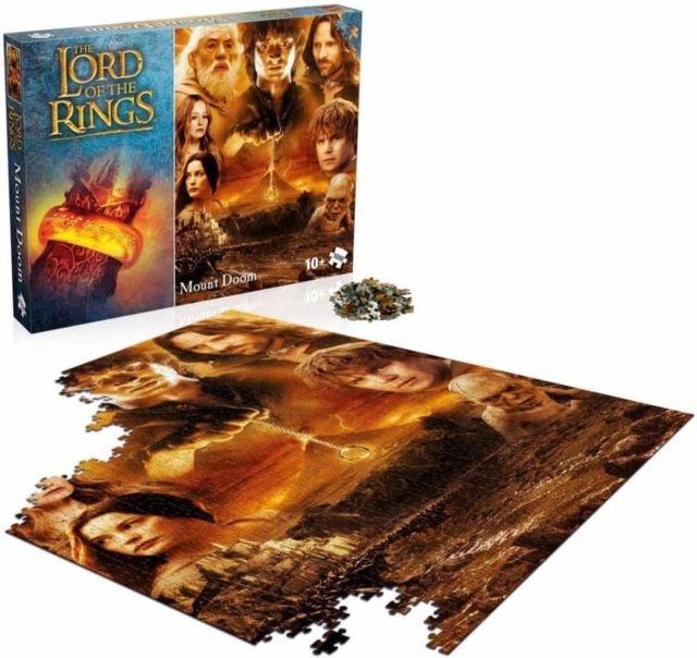 Lord of the Rings Mount Doom 1000 Piece Puzzle, Paperback Book