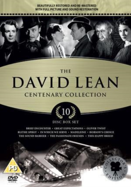 The David Lean Centenary Collection, DVD DVD