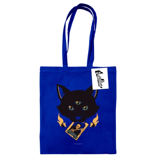 Tobe Fonseca (Cat Tarot Death) Blue Tote Bag, Paperback Book
